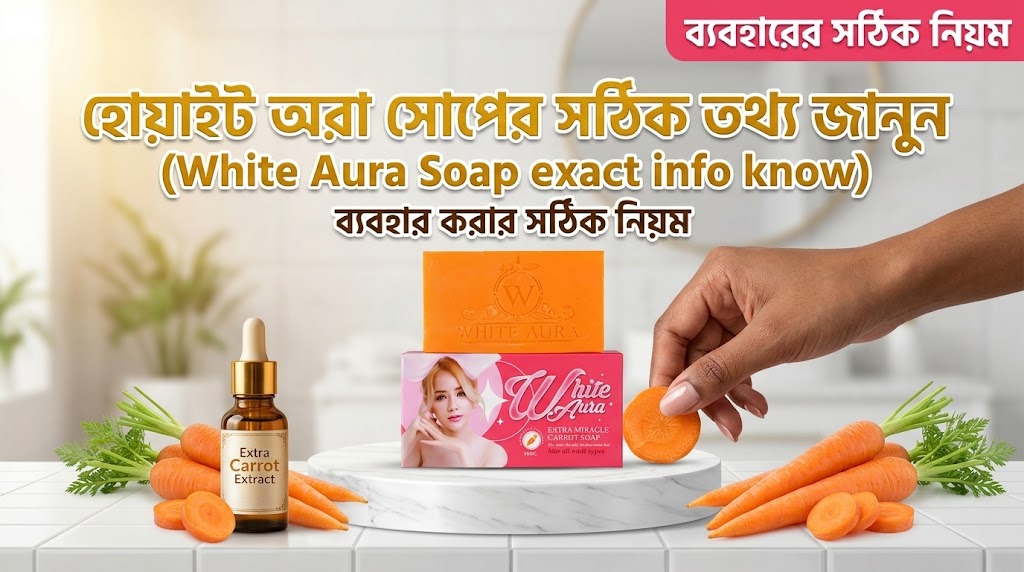 White Aura Carrot Soap ব্যবহার করলে কি ত্বকের ক্ষতি হয়? ব্যবহারের আগে জেনে নিন