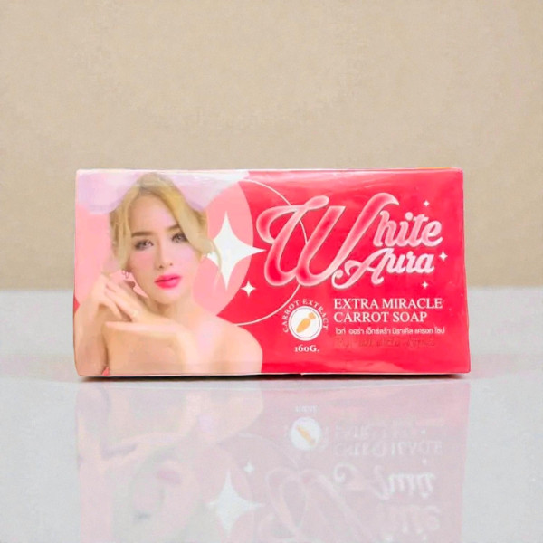 White Aura Extra Miracle Carrot Soap 160g